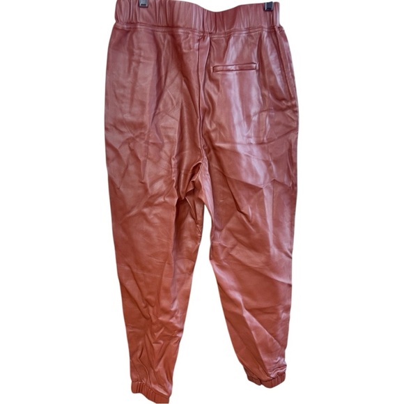 INC International Concepts Brown Track Pants with Elastic Waist - Picture 3 of 5